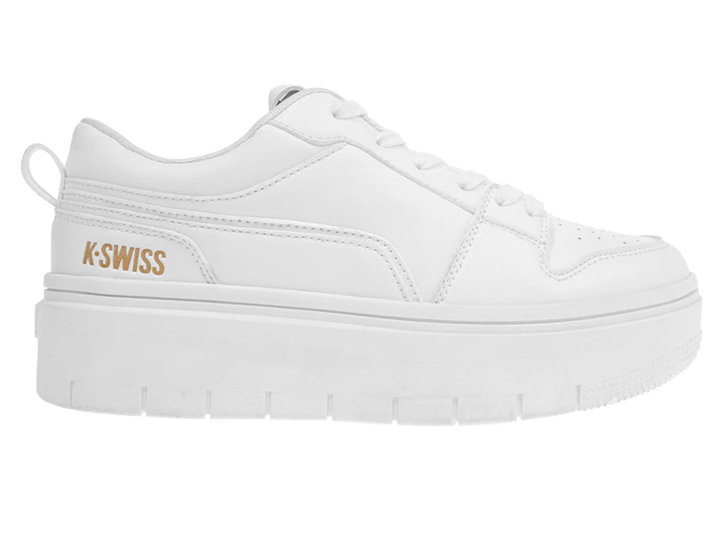 Tenis K SWISS Nindu Blanco y Dorado para Mujer