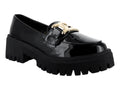 Mocasines Maxim Negros de Charol para Mujer