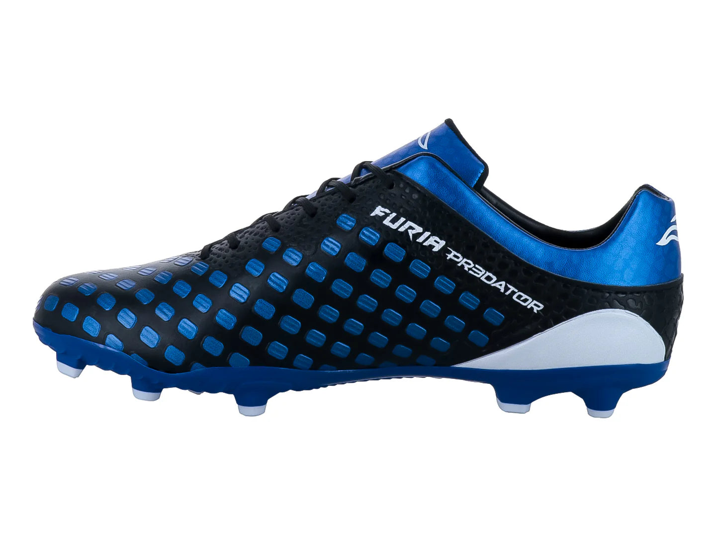 Tenis de Fútbol Furia 1910 Negro y Azul para Hombre