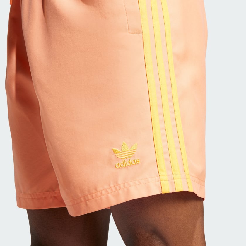 Men's adidas Adicolor 3-Stripes 8-Inch Swim Shorts