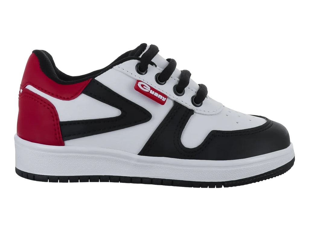 Tenis Guany Blanco y Negro para Niño
