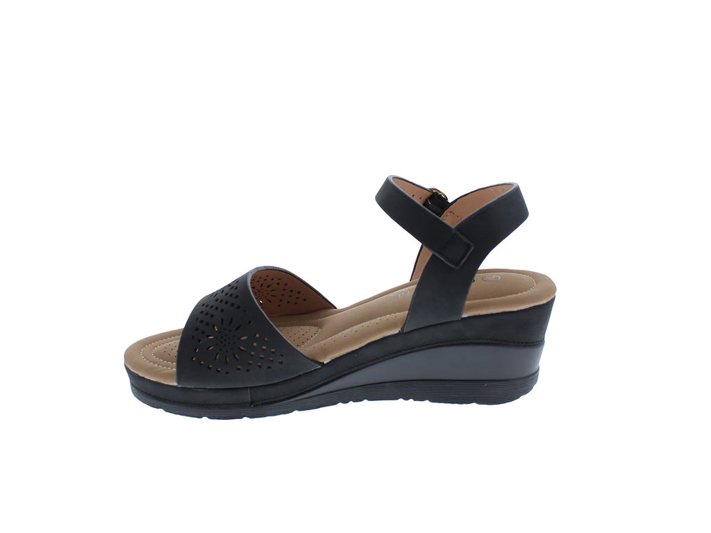 Sandalias Comfort Fit Negro para Mujer