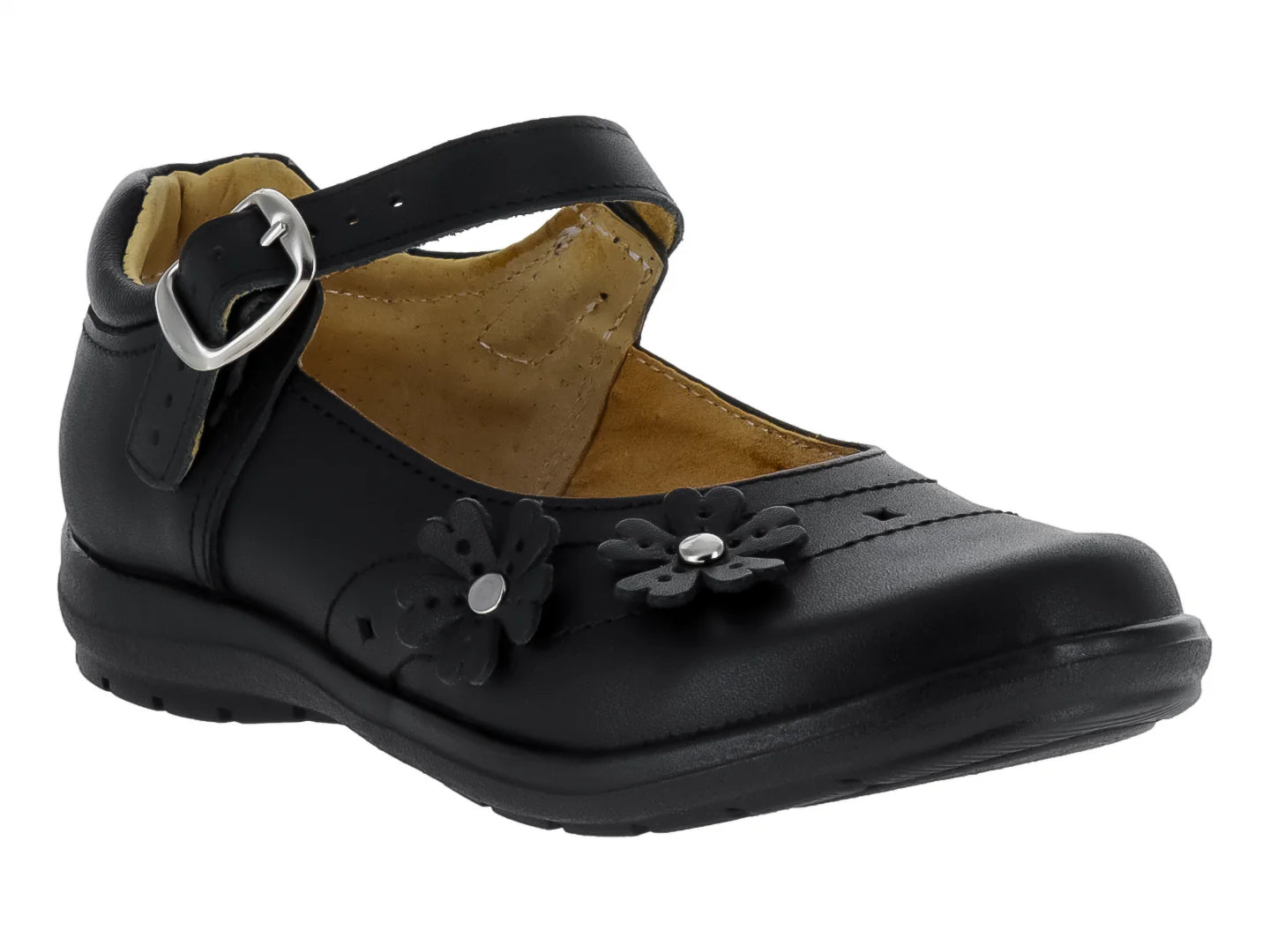 Zapatos de Piel Negros I M EXENTO para Niña
