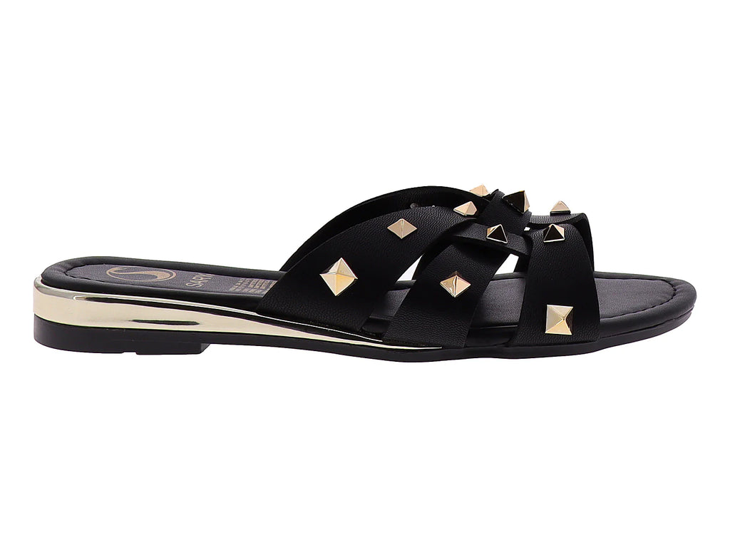 SARY Sandalias Casuales Negro para Mujer