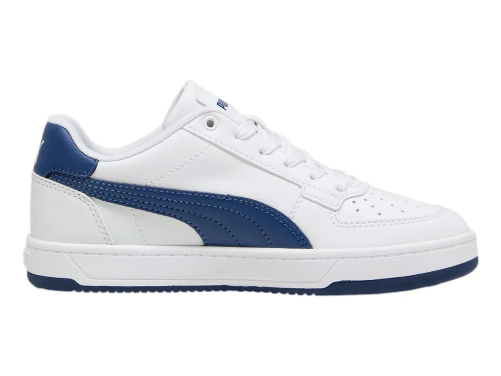 Tenis PUMA Caven 20 Blanco y Azul para Niño