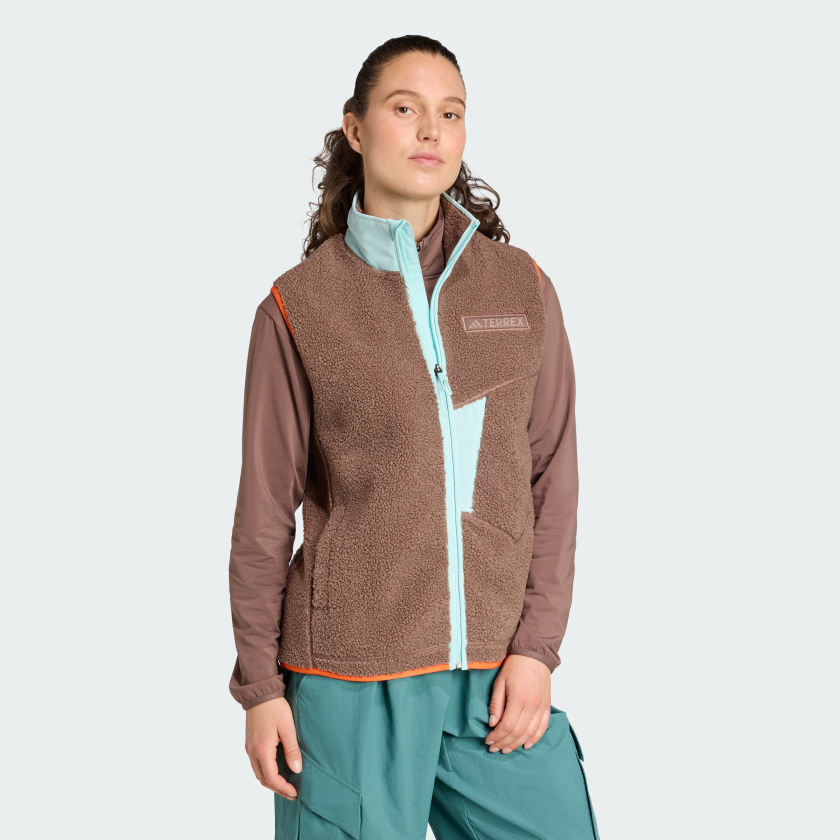 Women's adidas Terrex Xploric High Pile Fleece Vest