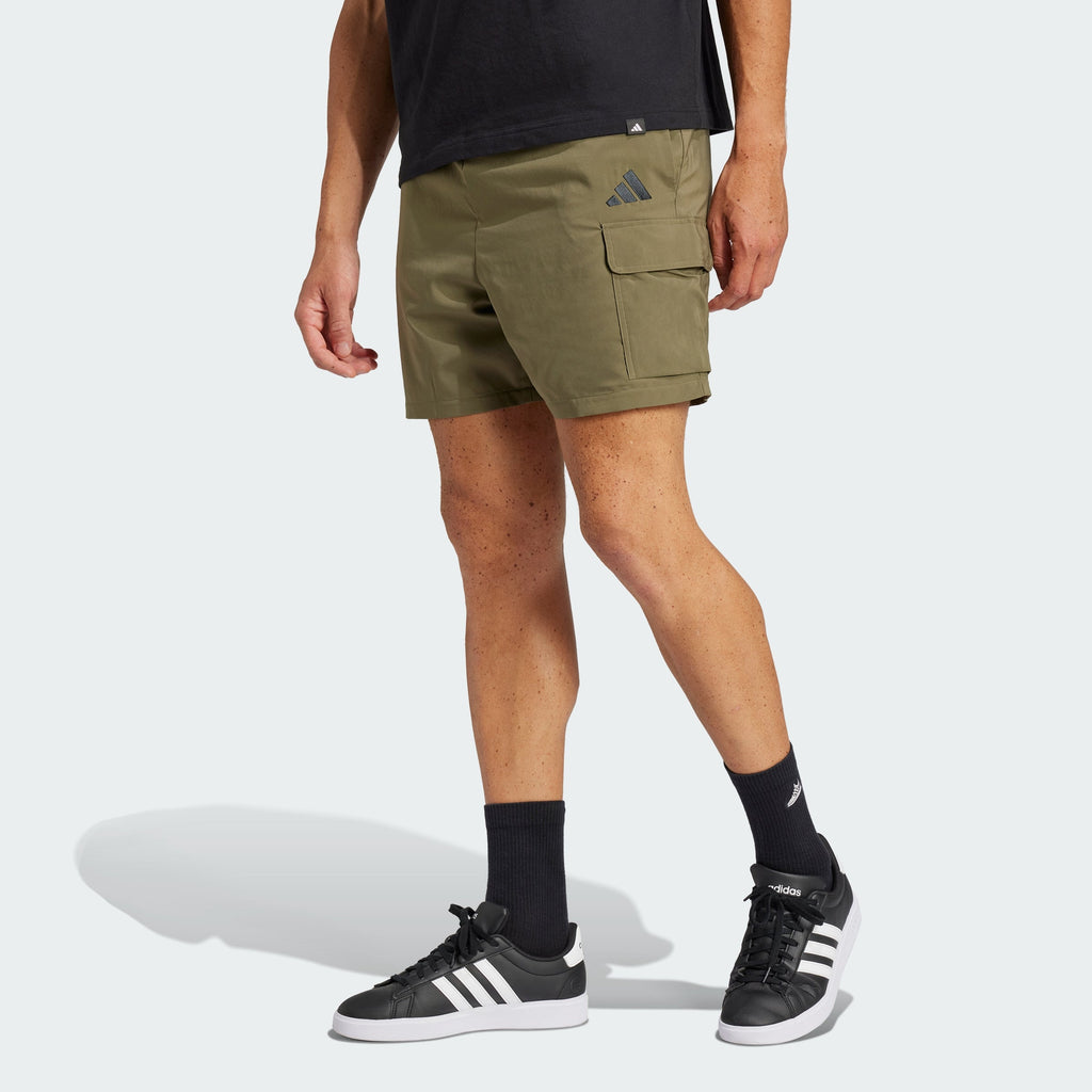 Men's adidas Essentials Small Logo Cargo Chelsea Shorts