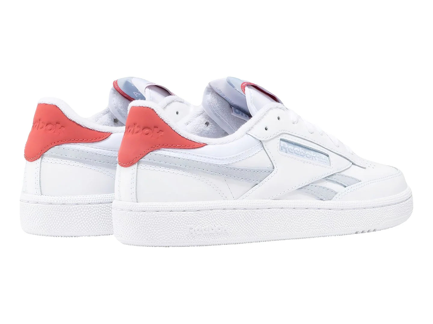 Tenis Reebok Club C Revenge Blanco y Azul para Mujer