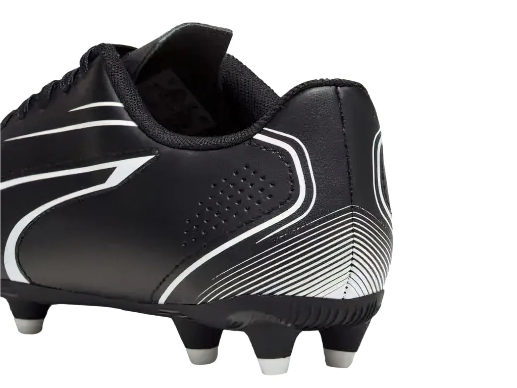 Tenis de Fútbol PUMA Vitoria Negro y Blanco para Niño