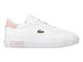 Tenis Lacoste Powercourt Blanco y Rosa para Niña
