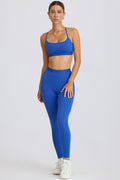 Soft Active Leggings in Cobalt