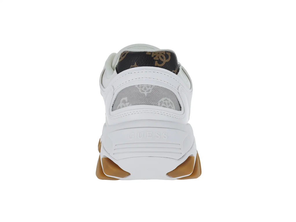 Tenis GUESS Norina Blanco y Taupe para Mujer
