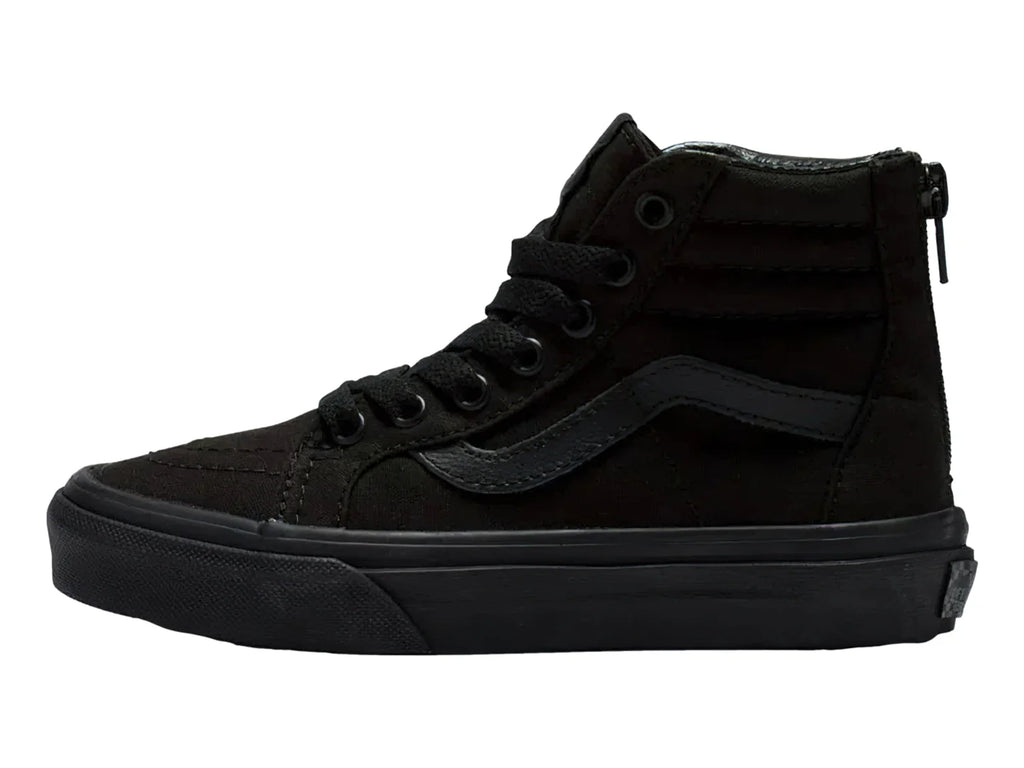 Tenis Vans Sk8 Hi Zip Negros para Niño