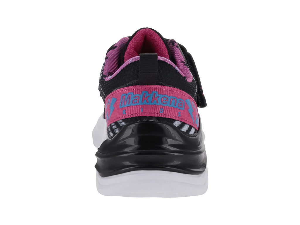 Tenis MAKENA Negro y Fucsia para Niña