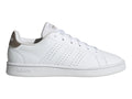 Tenis Adidas Advantage Base Blancos y Champagne para Mujer