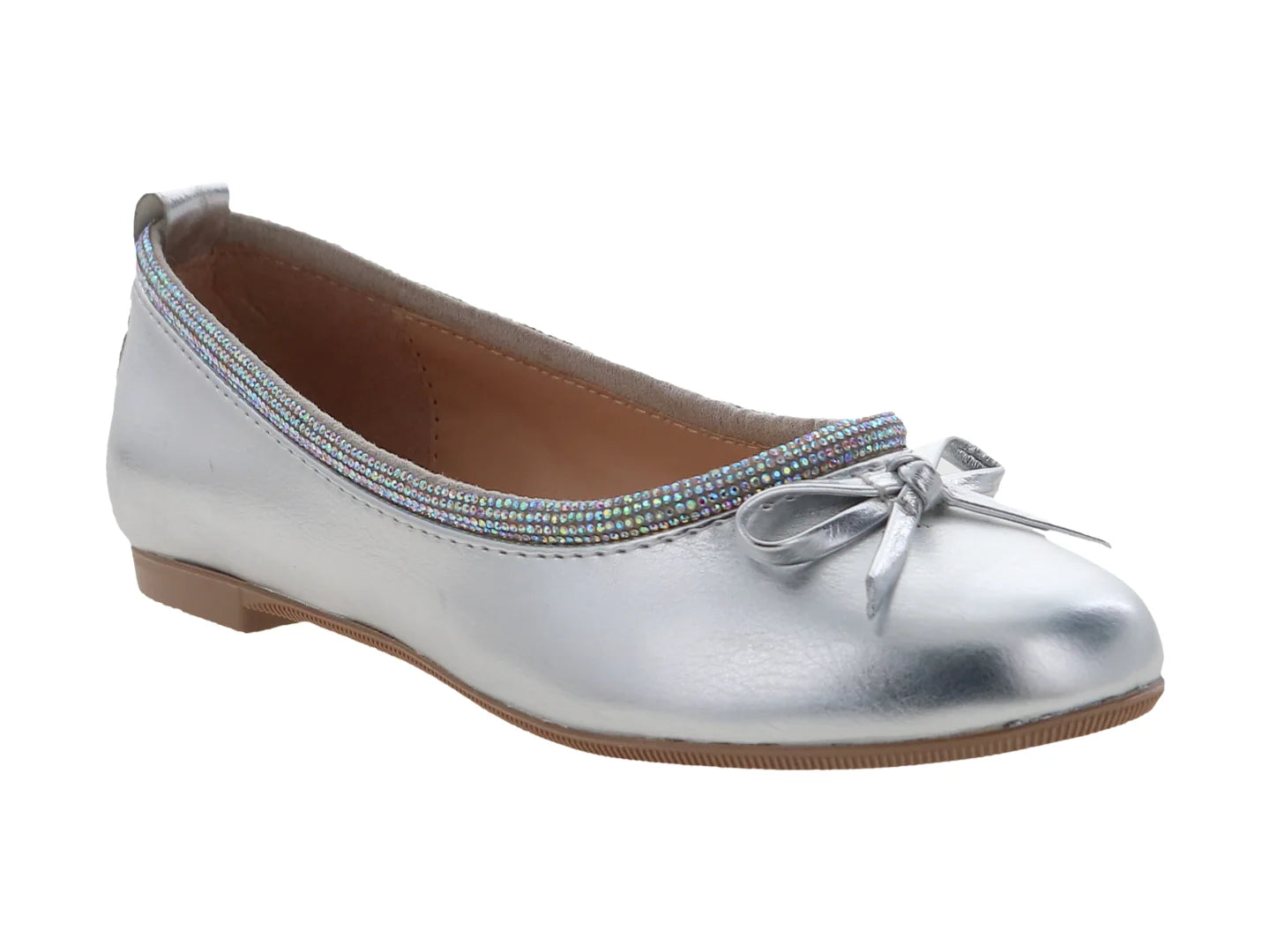 Zapatos Planos Tropicana Plata para Niña