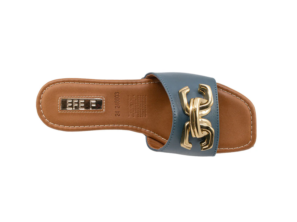 Sandalias Plataforma EFE Azul Mezclilla para Mujer