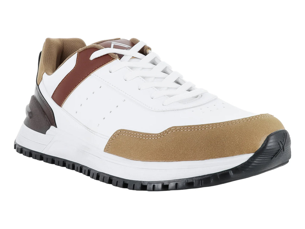 Tenis Clasben Blanco Camel para Hombre