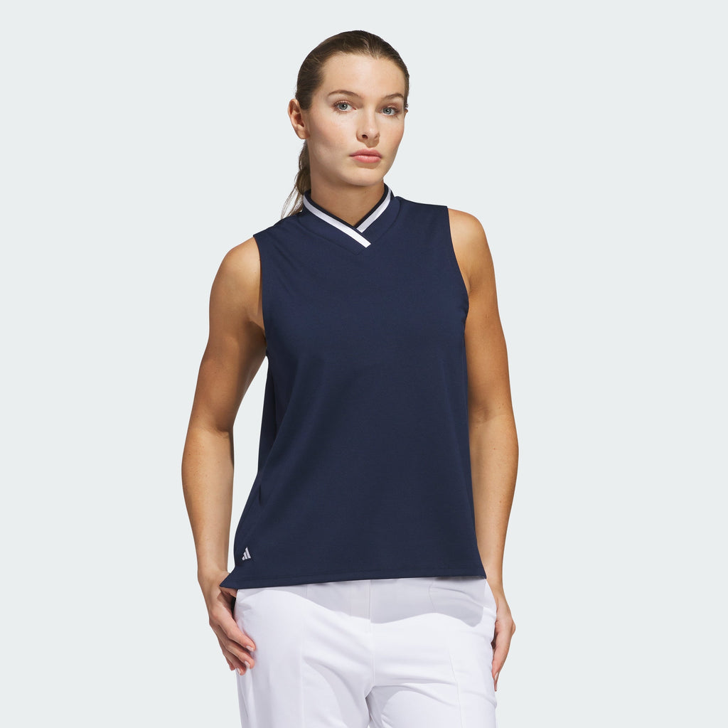 Women's adidas Go-To Sleeveless Polo Shirt