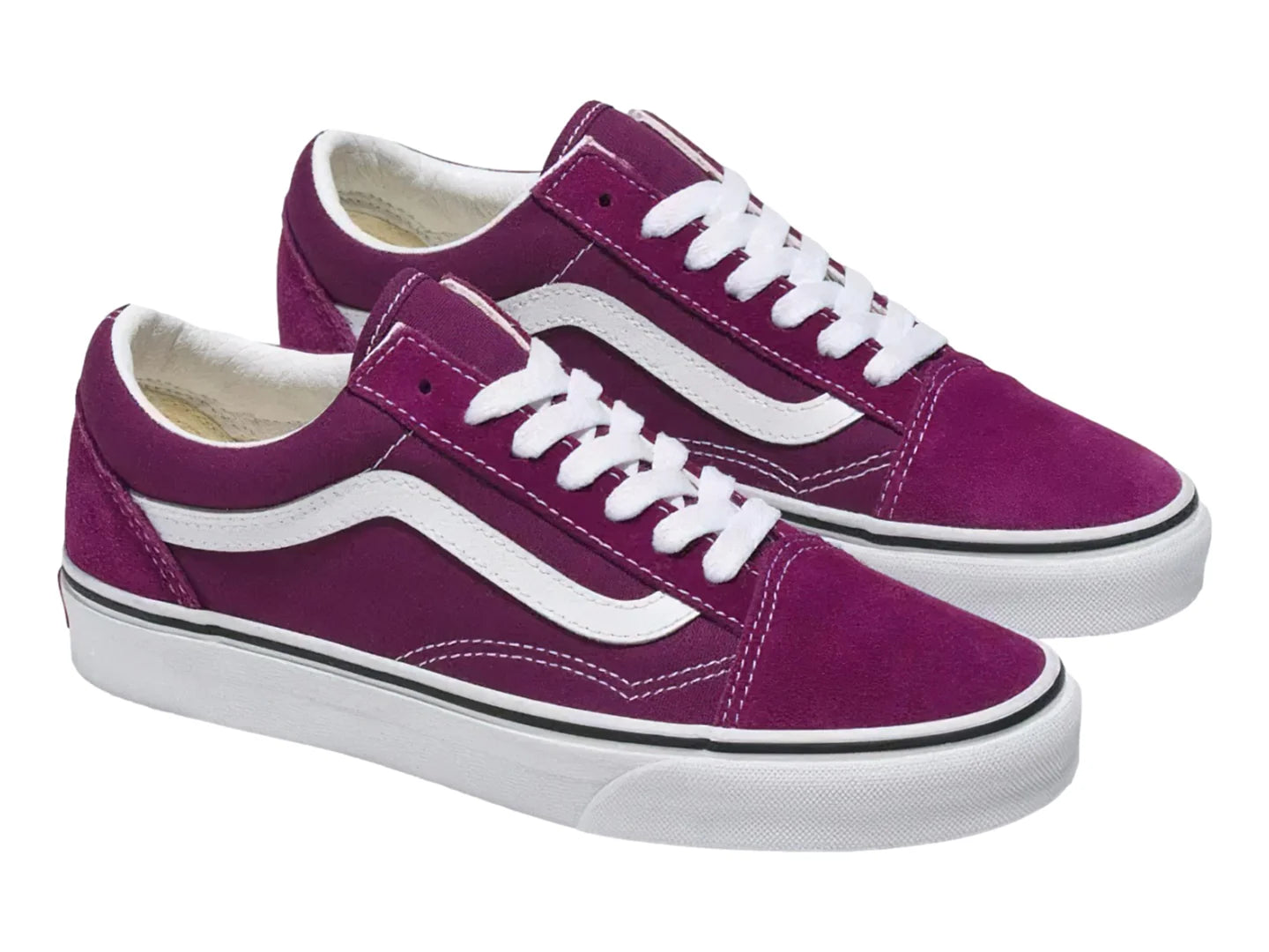 Tenis Vans Old Skool Color Morado para Mujer