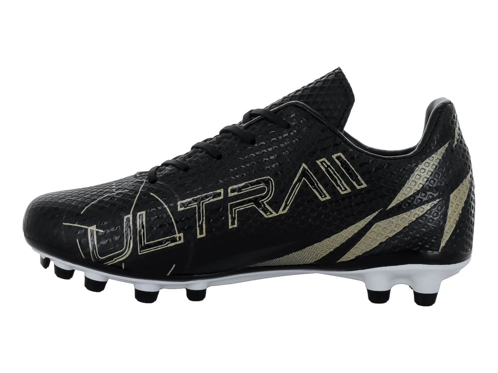 Tenis de Fútbol Furia 1023 Negro Oro para Niño