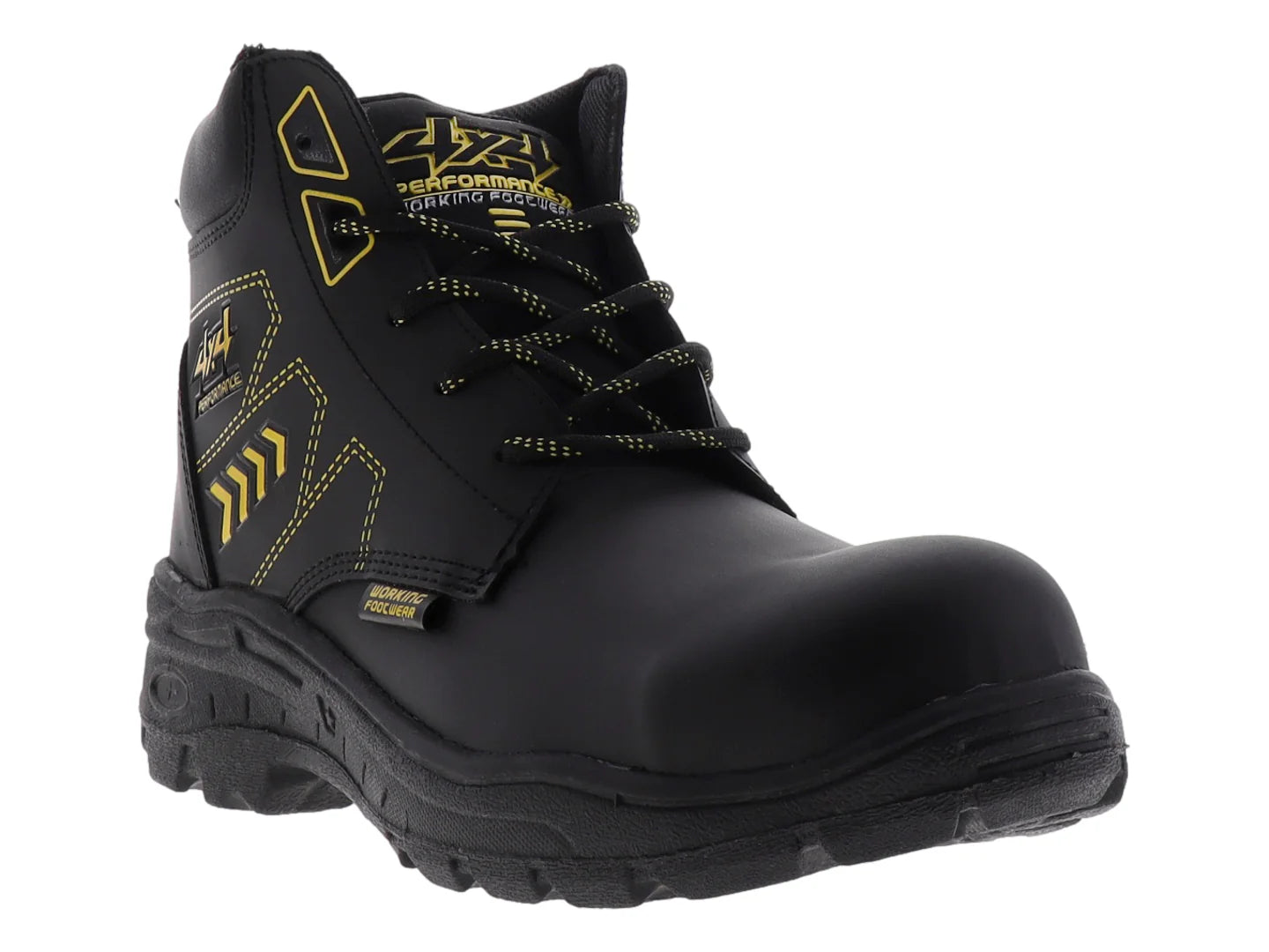 Botas 4X4 Negro con Amarillo para Hombre
