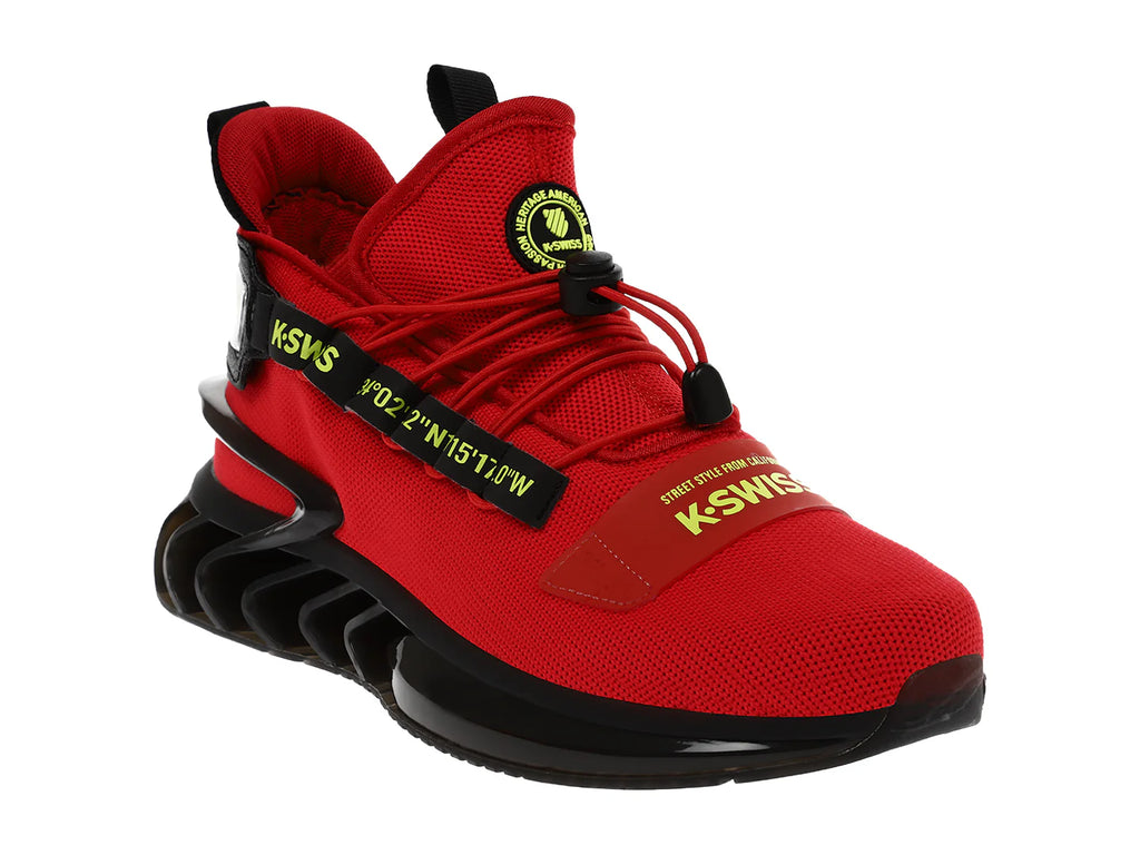 Tenis K SWISS Panthera Rojo y Negro para Hombre