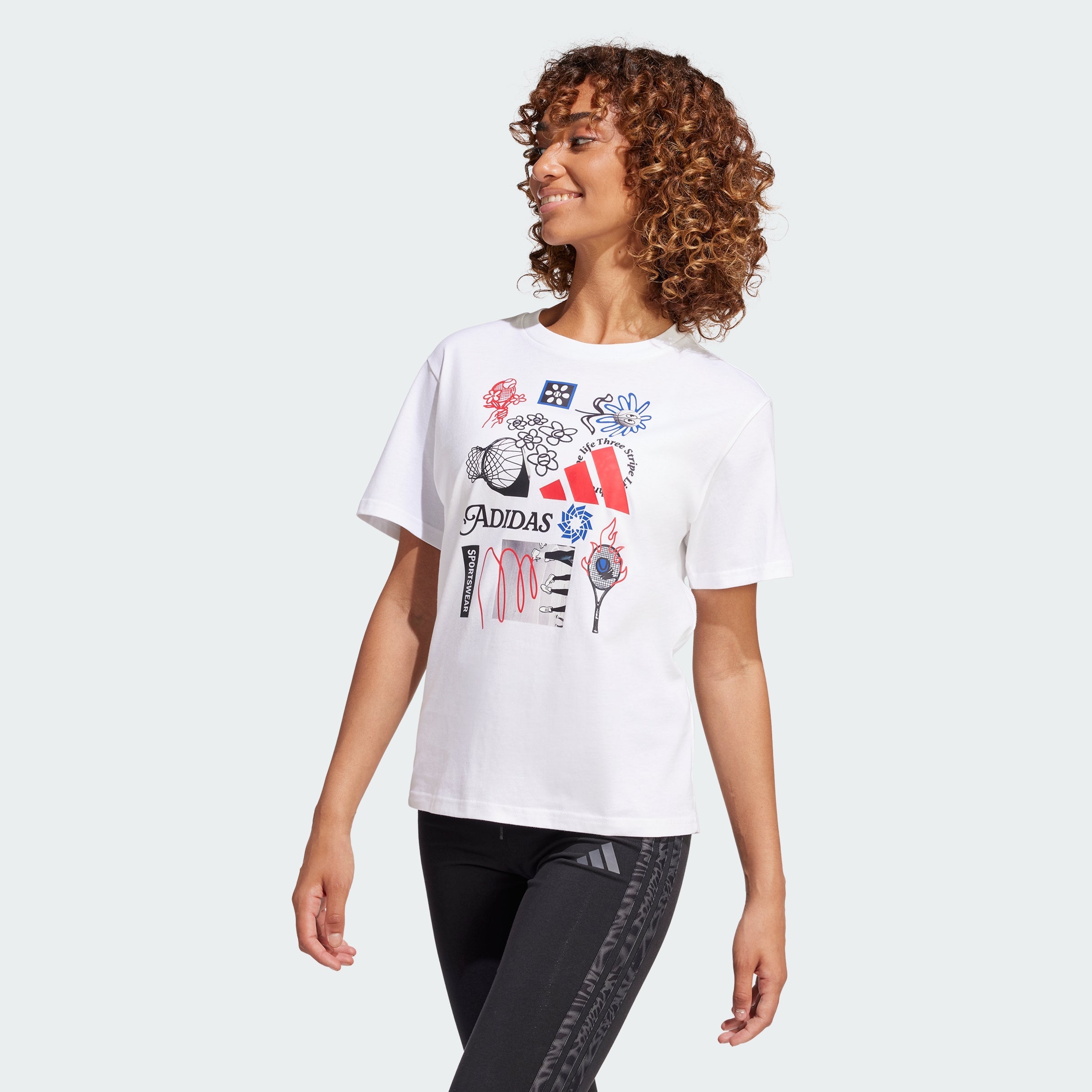 Women's adidas Codes Photoreal Graphic Tee