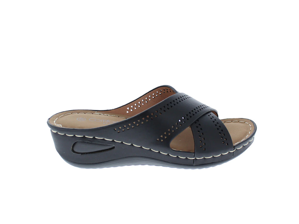 Sandalias Comfort Fit Negro para Mujer