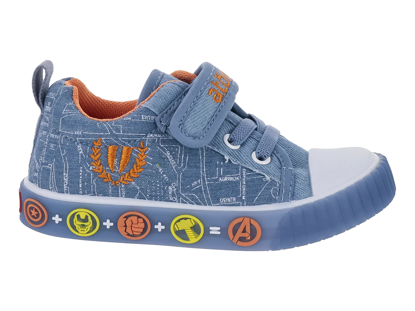 Tenis ATOK Jeans Orange para Niño