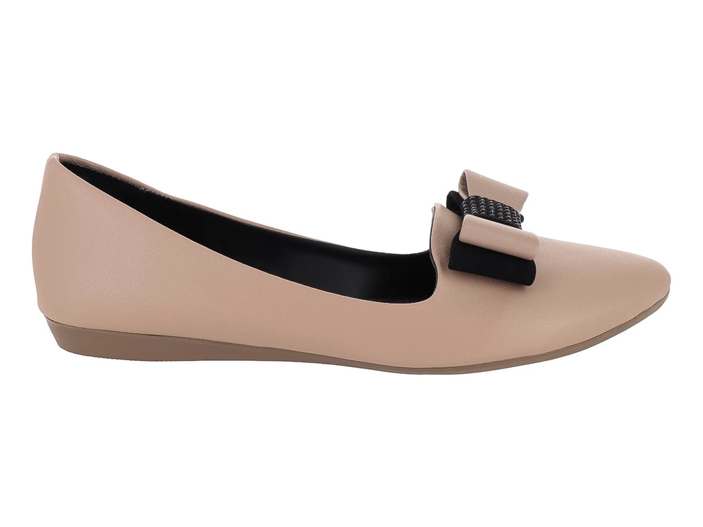 Zapatos Flats Ballerina MeliAna Color Maquillaje para Mujer