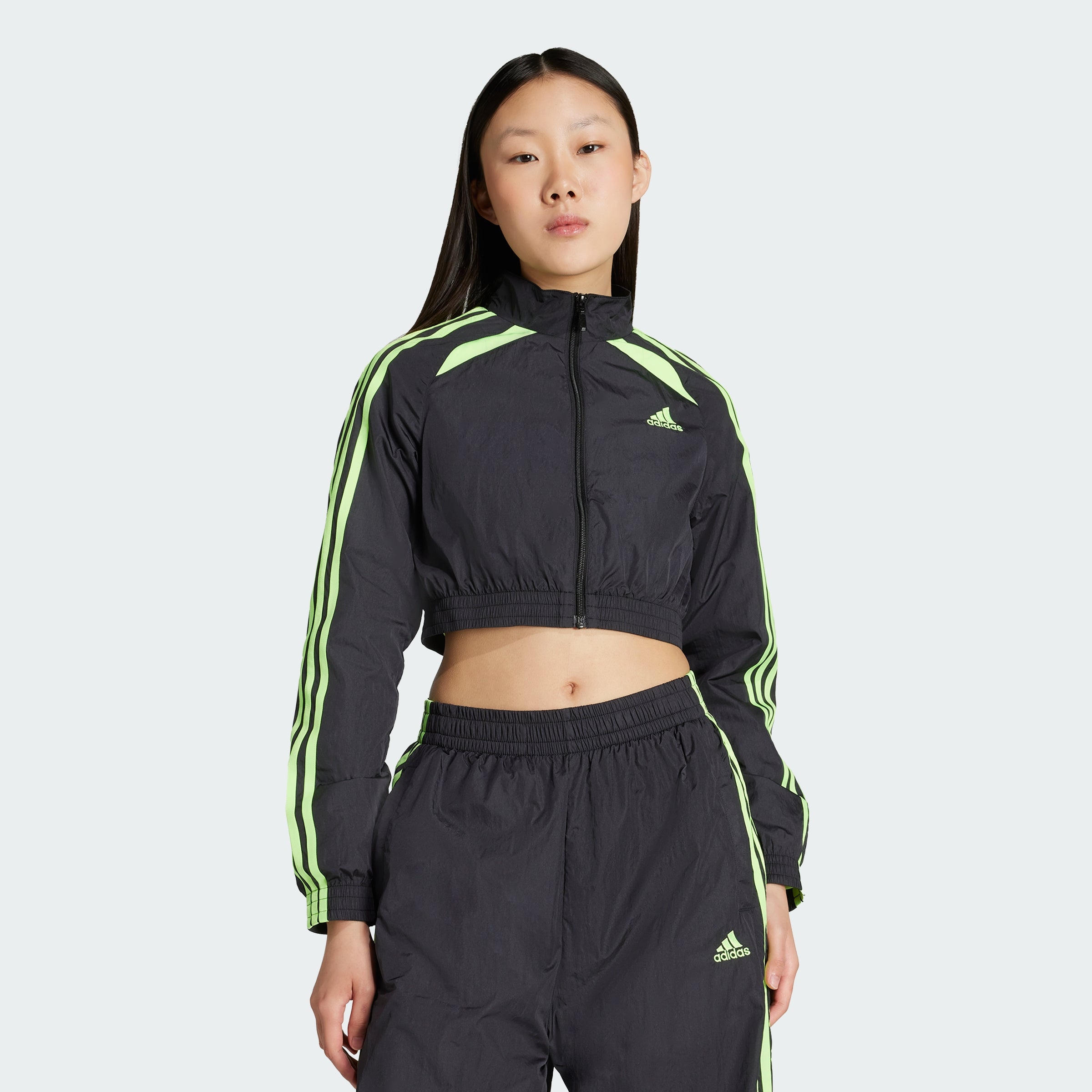 Women's adidas Teamgeist Adicolor Cropped Track Top