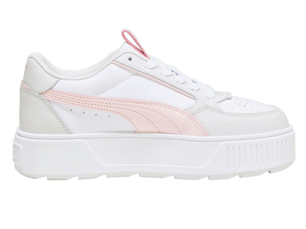 Tenis PUMA Blanco Rosa y Gris para Mujer