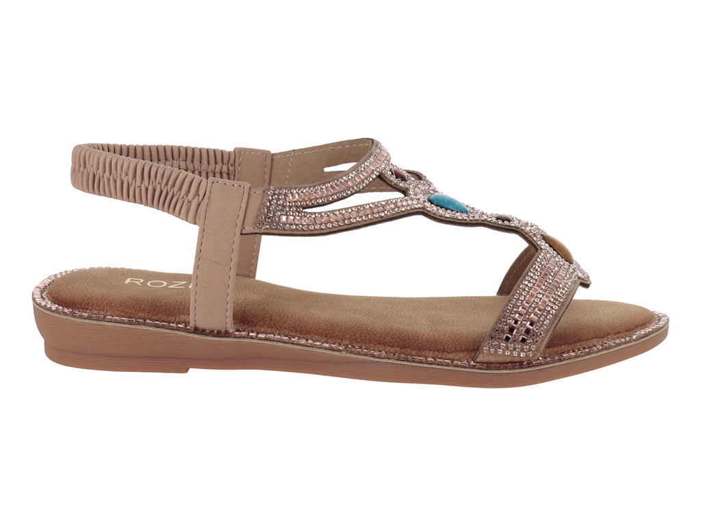 Sandalias ROZE Rose Gold para Mujer