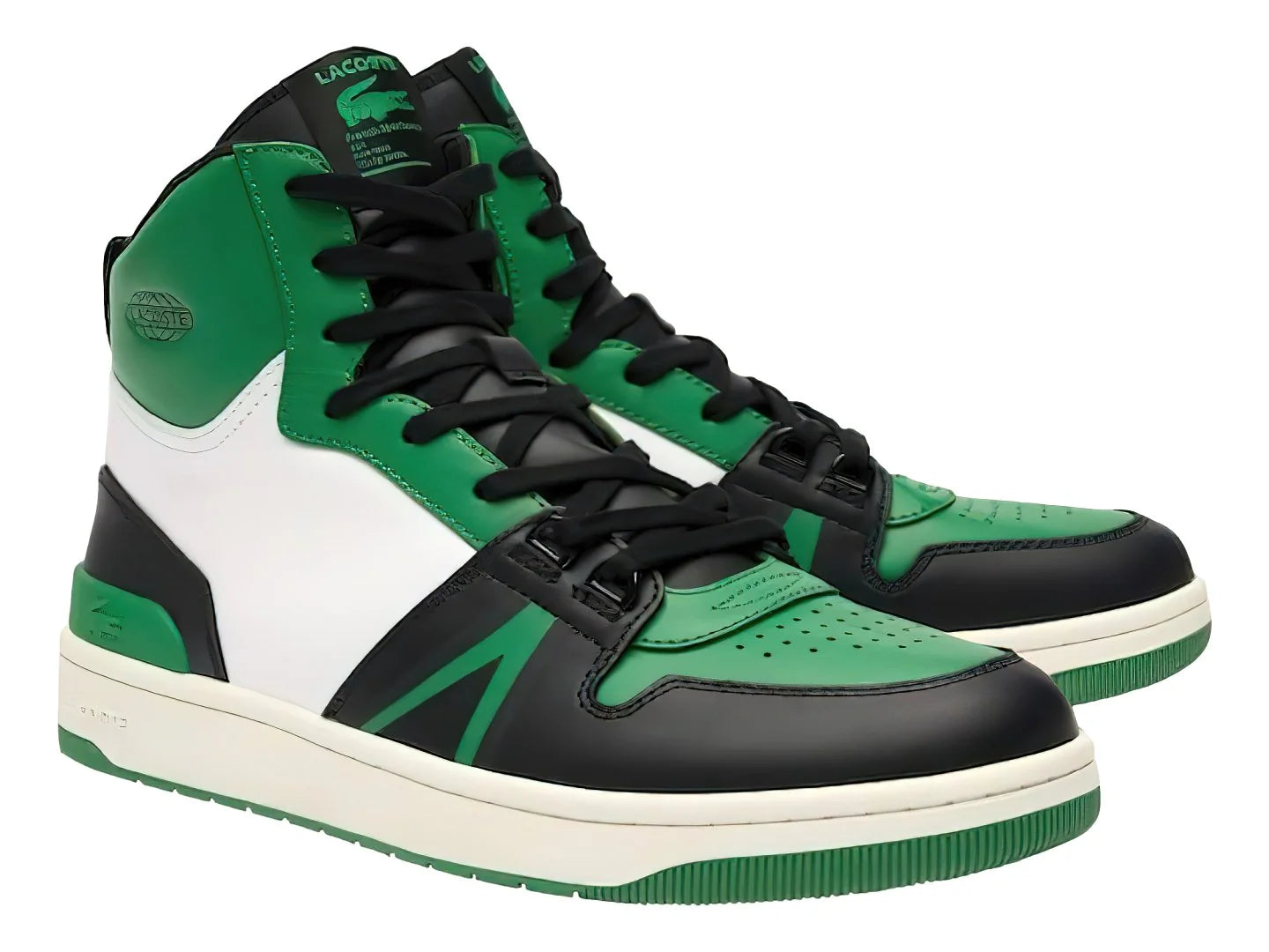 Tenis Lacoste L001 Mid Verde y Negro para Hombre