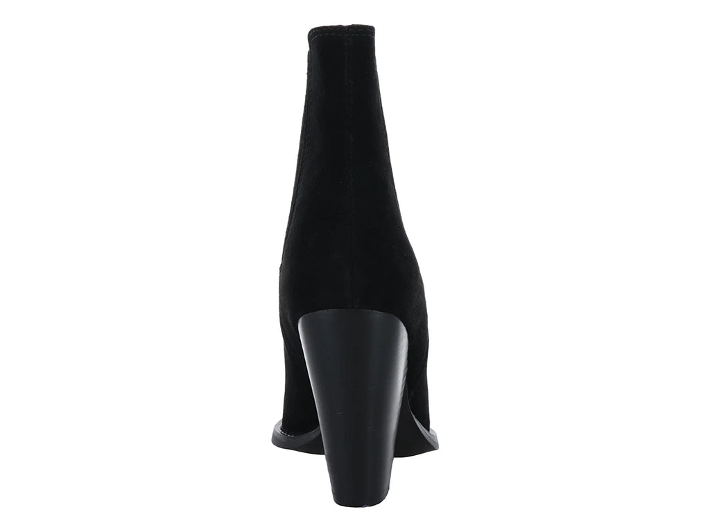 Botines Vaqueros Steve Madden Negro Gamuza para Mujer