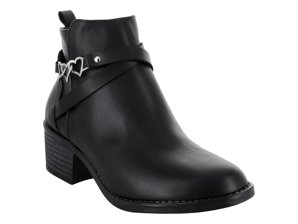 Botines Tropicana Negros Casuales para Niña