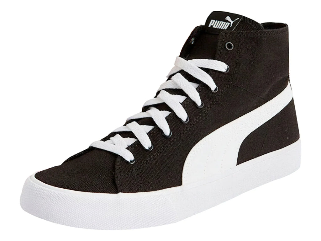 Tenis PUMA Bari Mid Negro y Blanco para Hombre