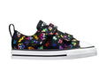 Tenis Converse Chuck Taylor 2V Negro y Blanco para Niña