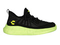 Tenis Charly Negro con Verde Lima para Niño