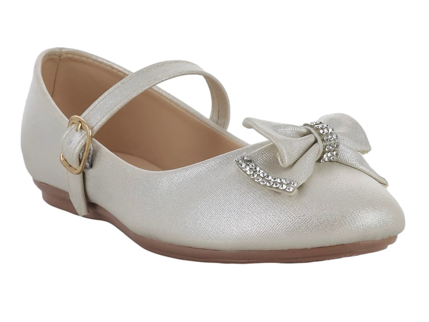 Zapatos Planos Genesis Italia Salma Dorado para Niña