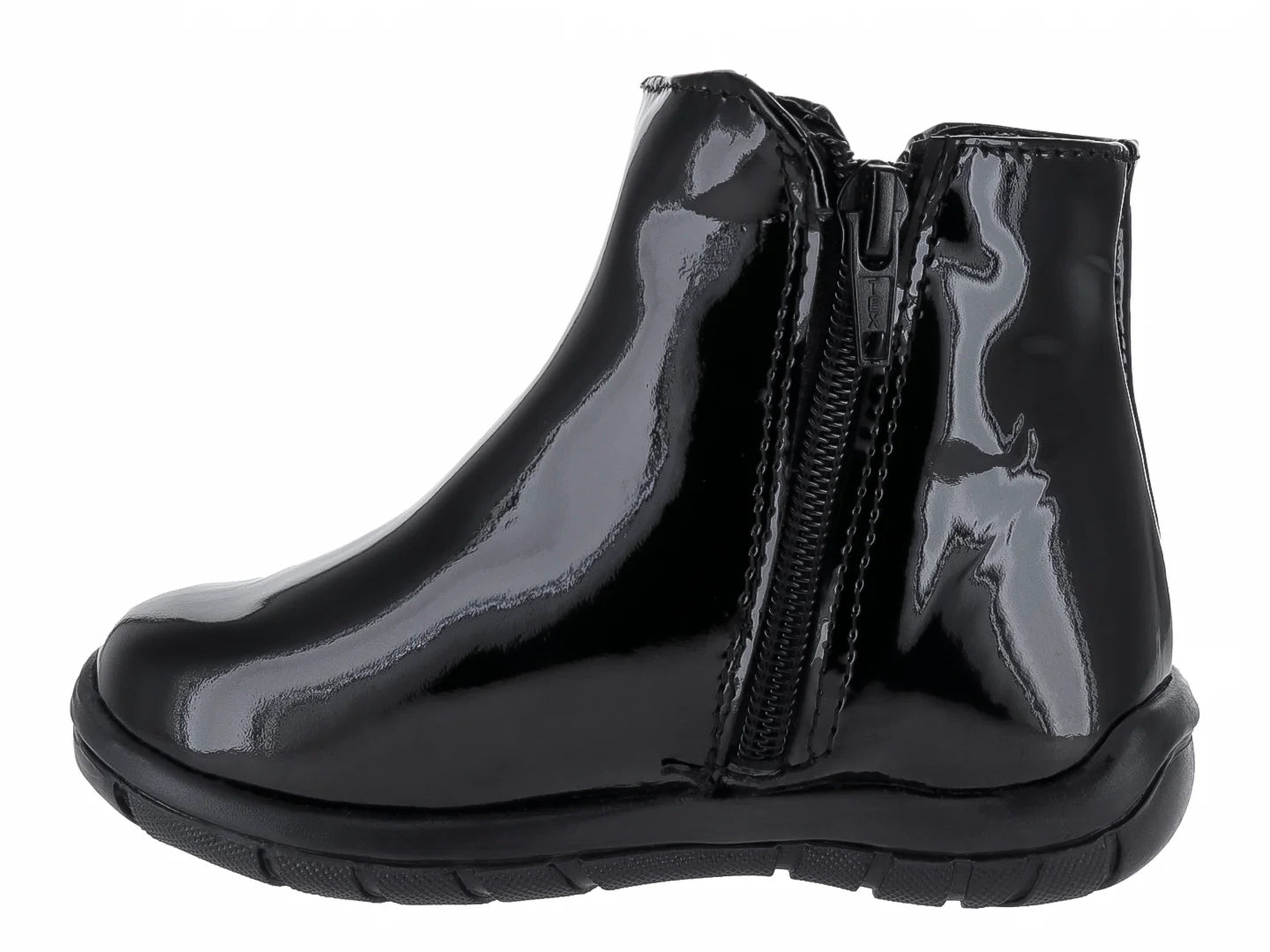 Botas Coloso Negro Charol para Niña
