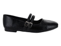 Zapatos Planos Luna Rosa Negros para Mujer