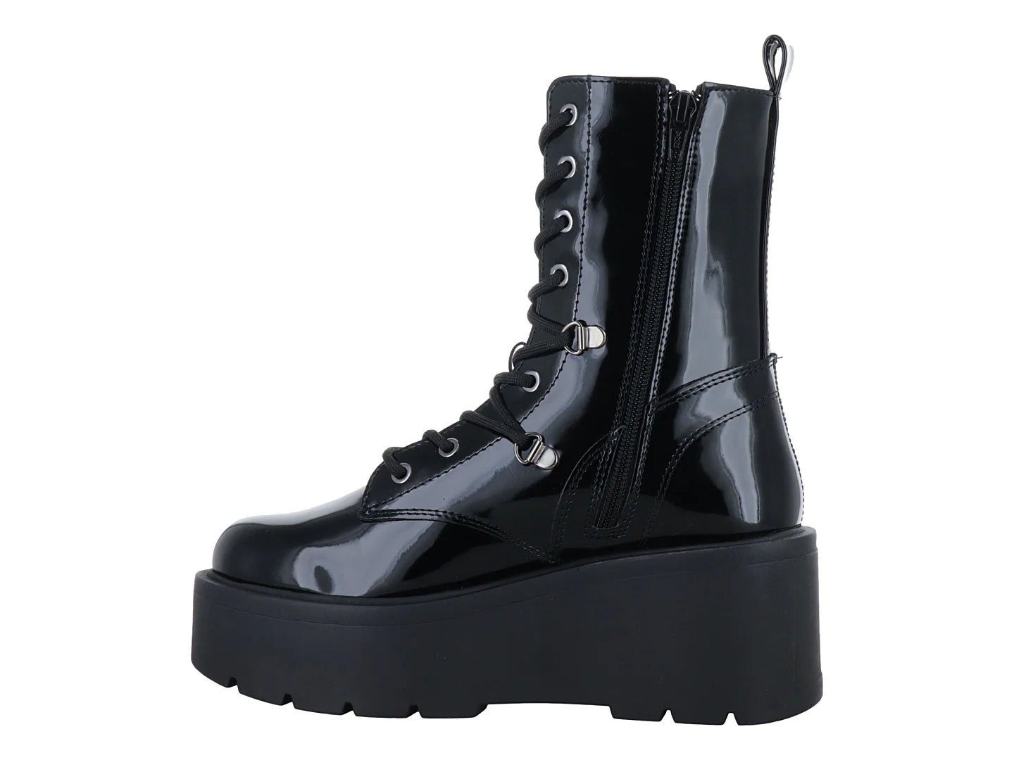 Botas Solie de Charol Negro para Mujer