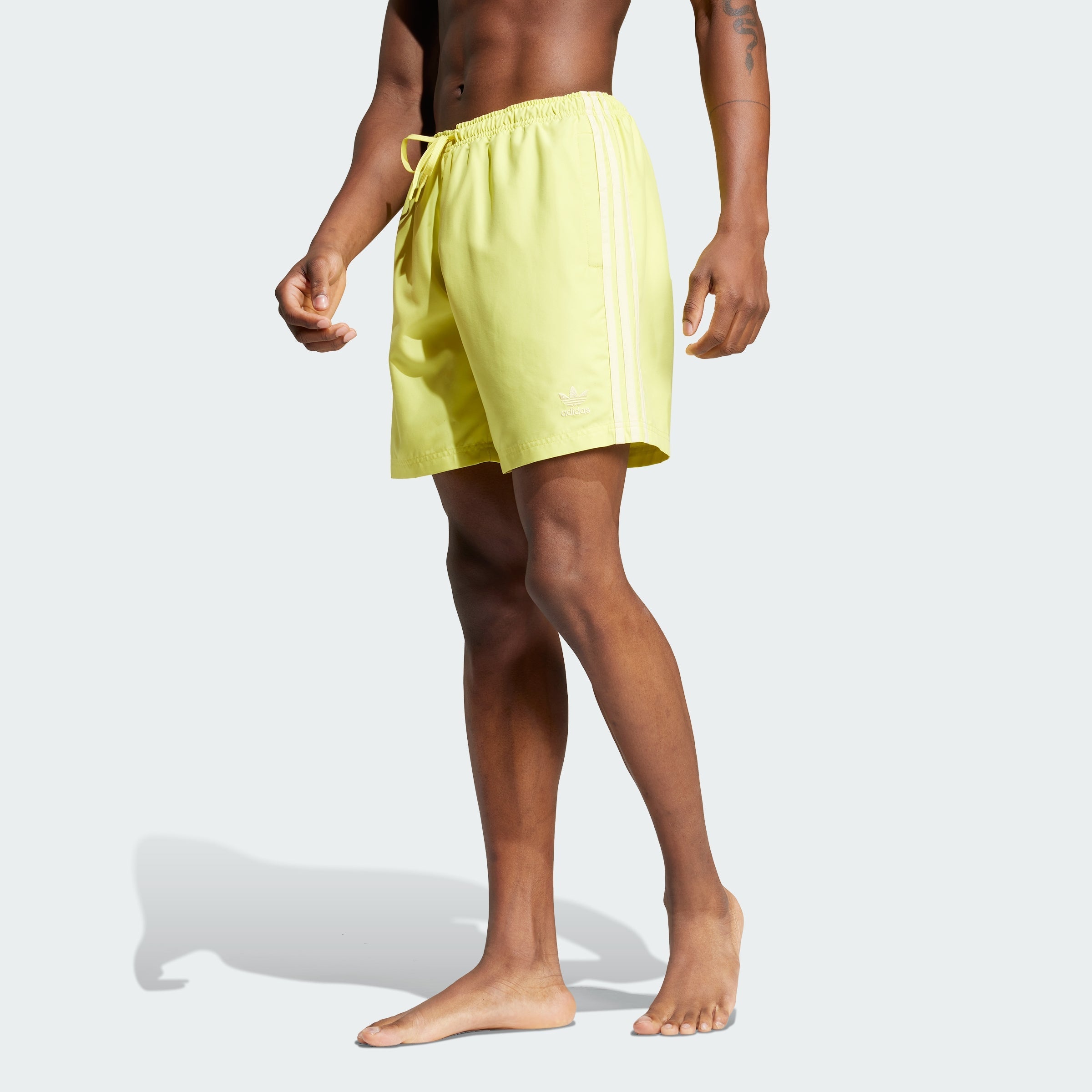 Men's adidas Adicolor 3-Stripes 8-Inch Swim Shorts