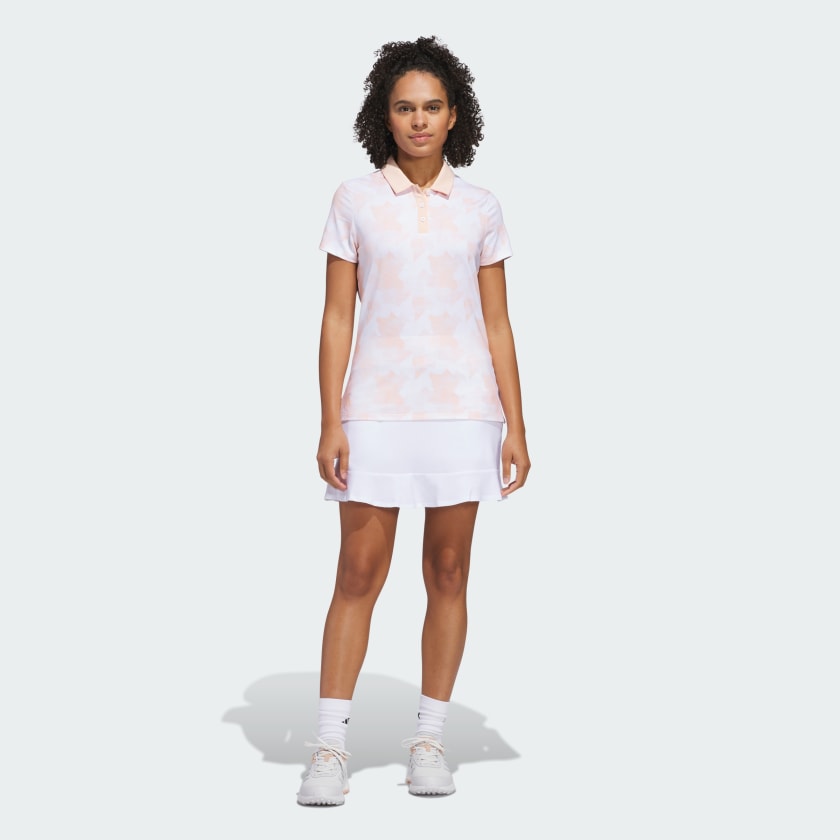 Women's adidas Ultimate365 Printed Polo Shirt