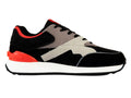 Tenis Lotto Sorrento Negro con Rojo para Hombre