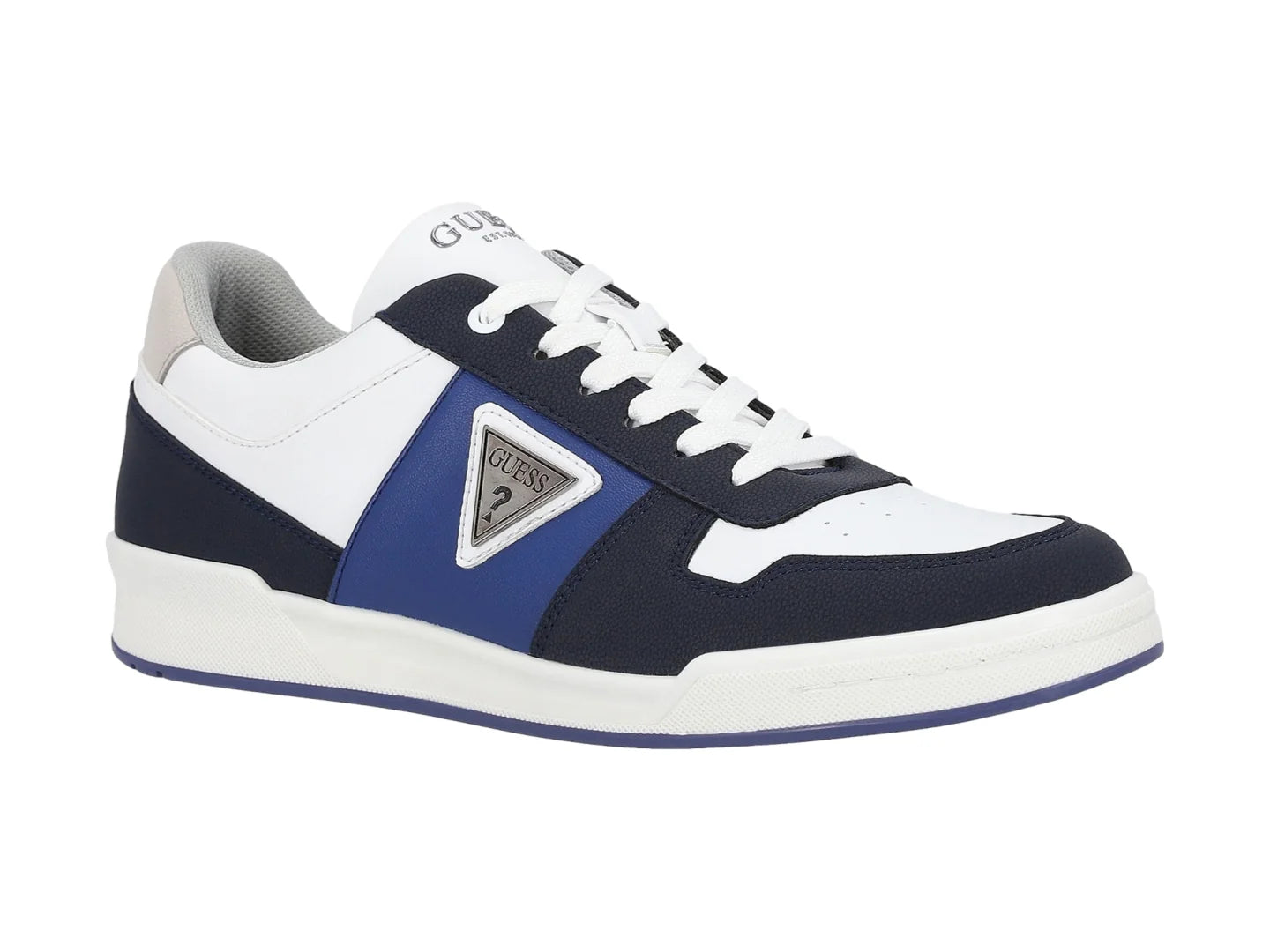 Tenis GUESS Blanco y Azul para Hombre