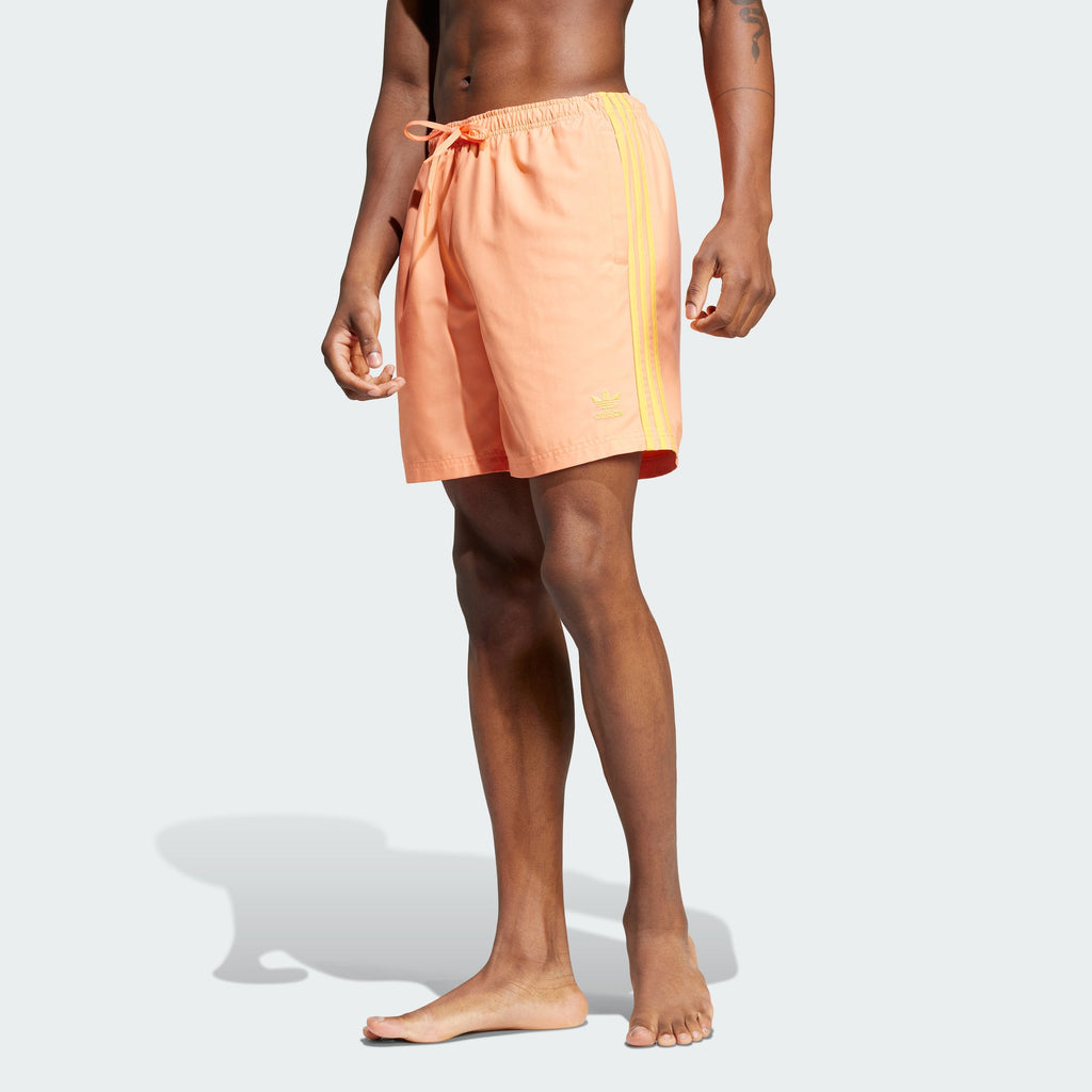 Men's adidas Adicolor 3-Stripes 8-Inch Swim Shorts