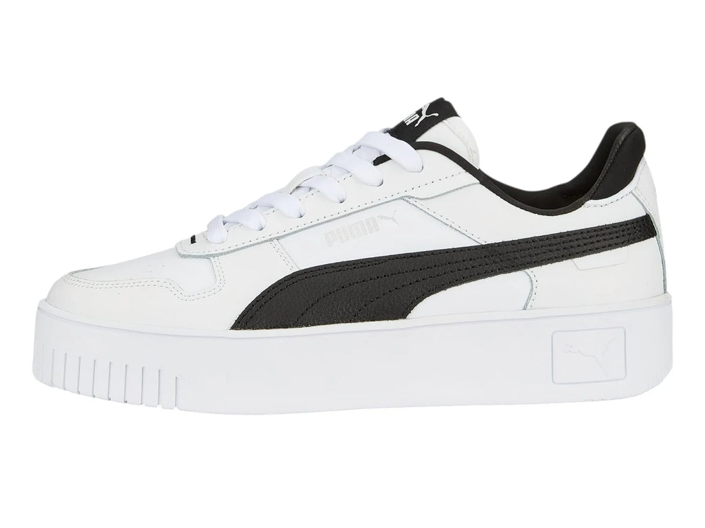 Tenis PUMA Carina Street Blanco y Negro para Mujer
